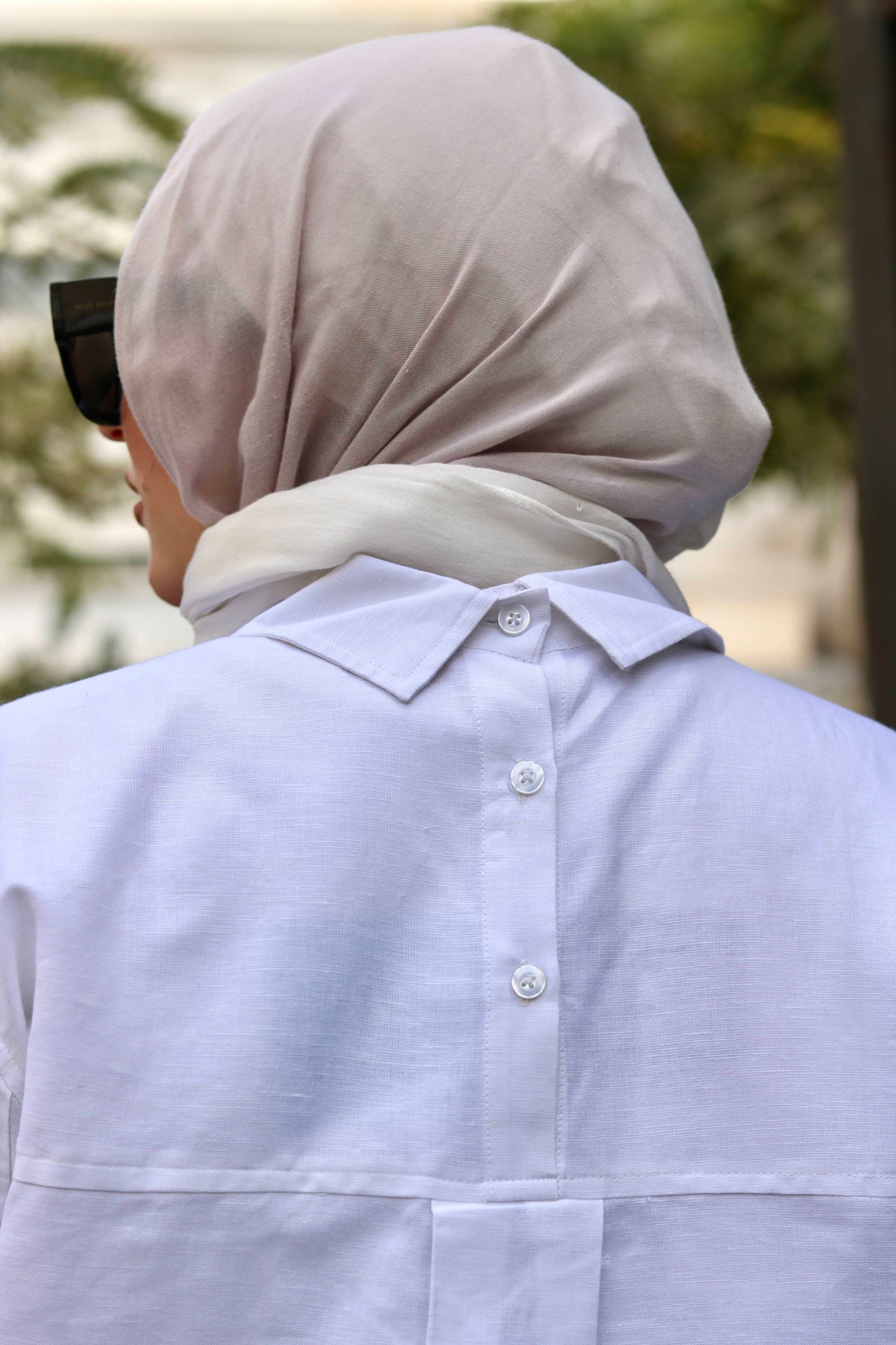 Linen oversize shirt