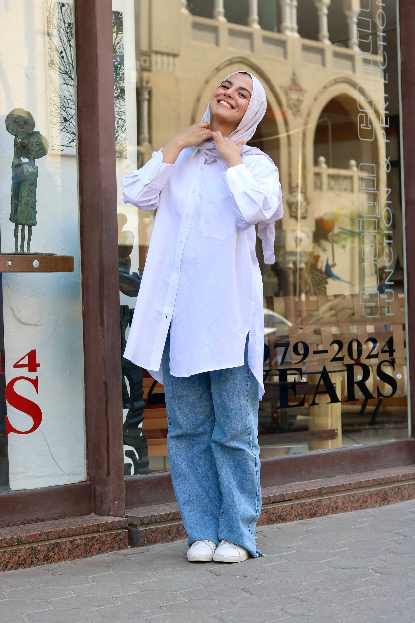 Linen oversize shirt