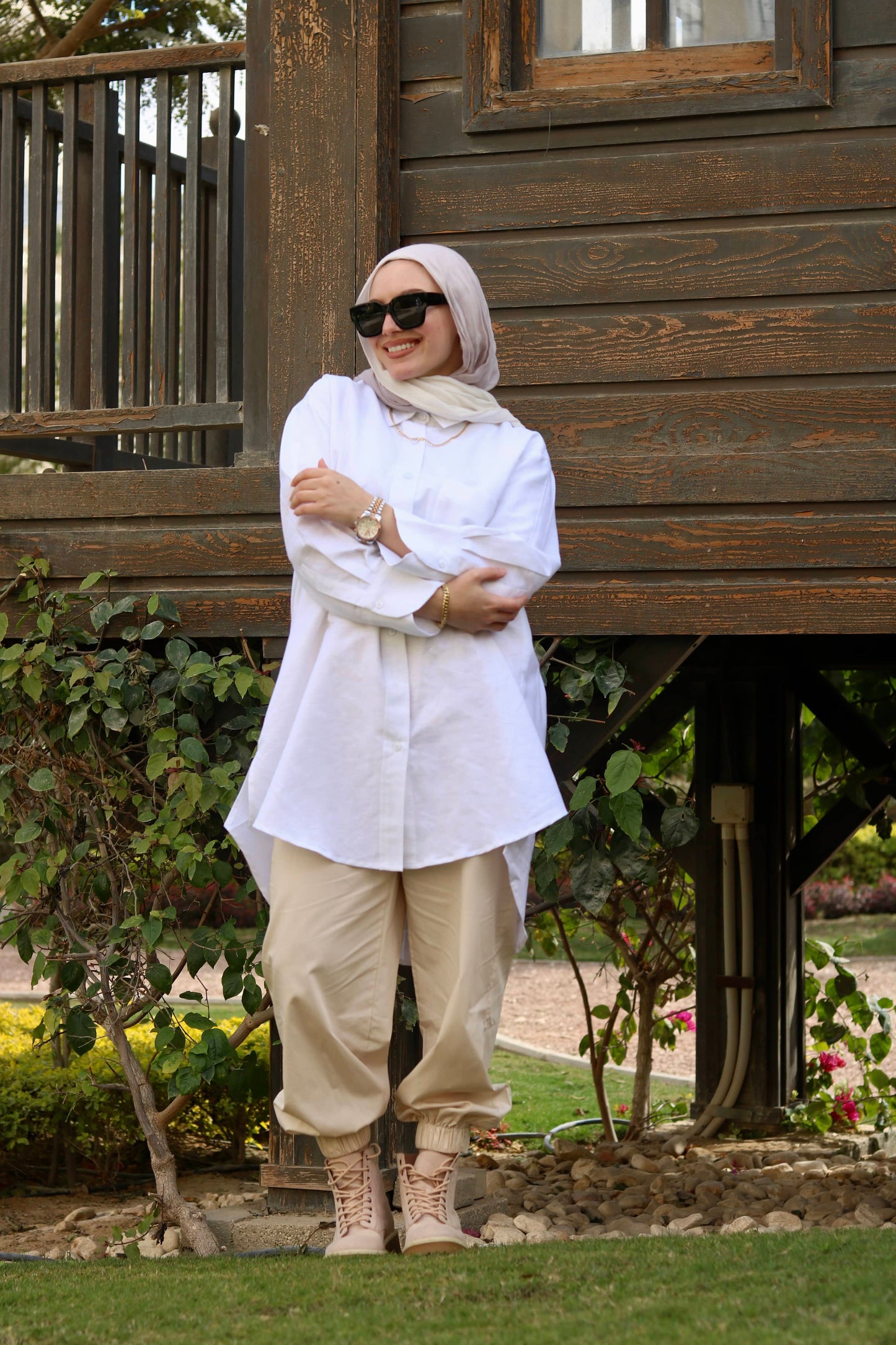 Linen oversize shirt