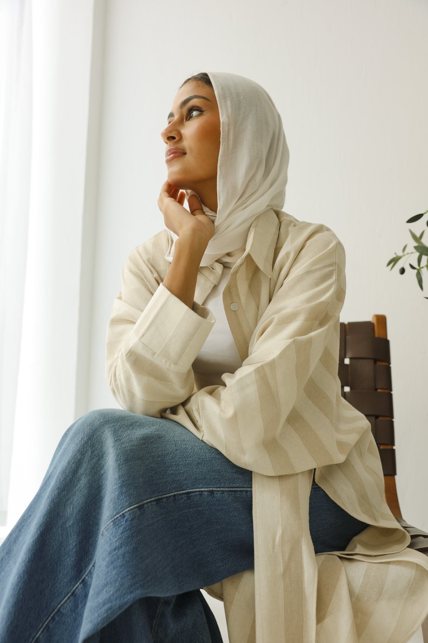 Gaia oversize in ( beige )