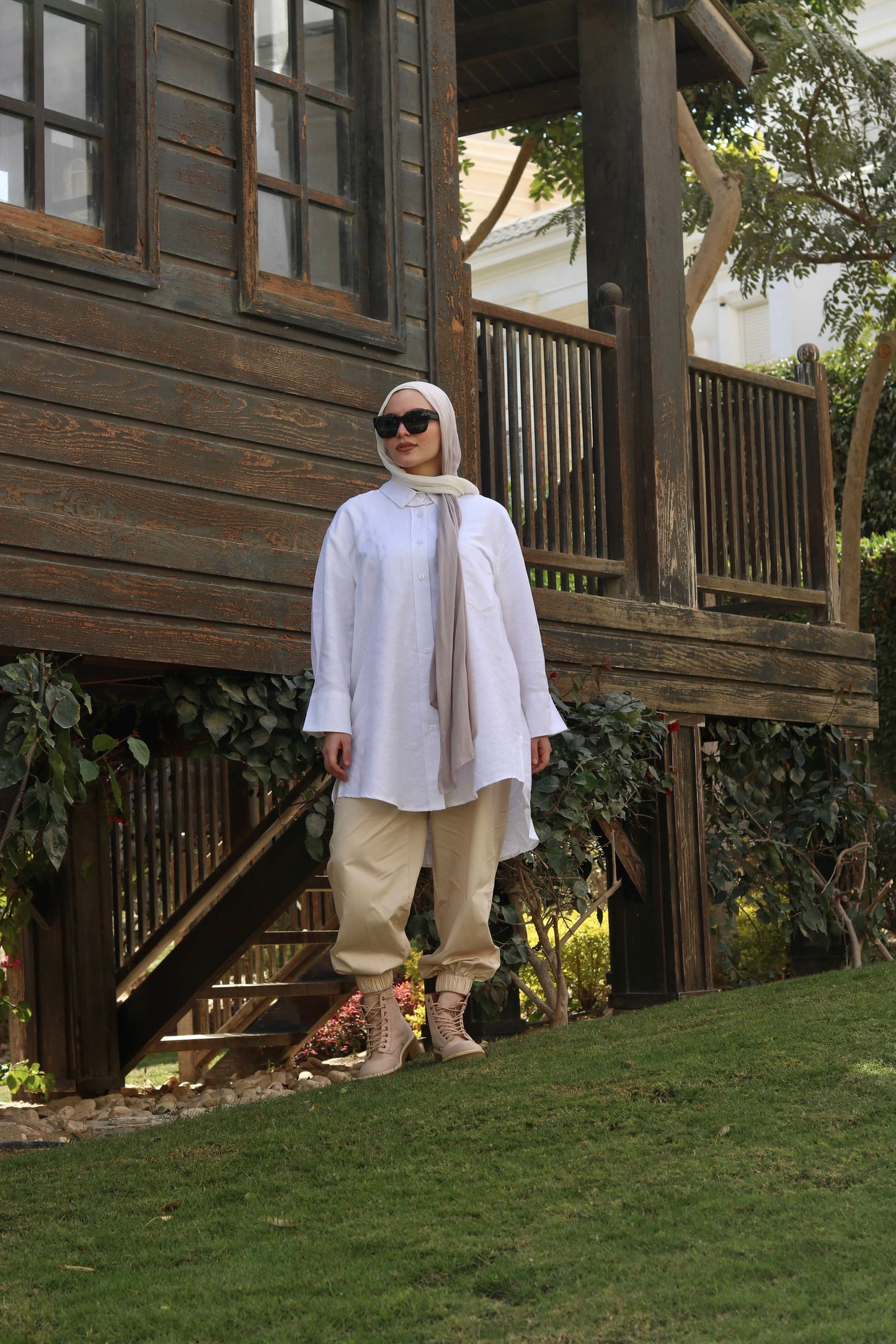 Linen oversize shirt