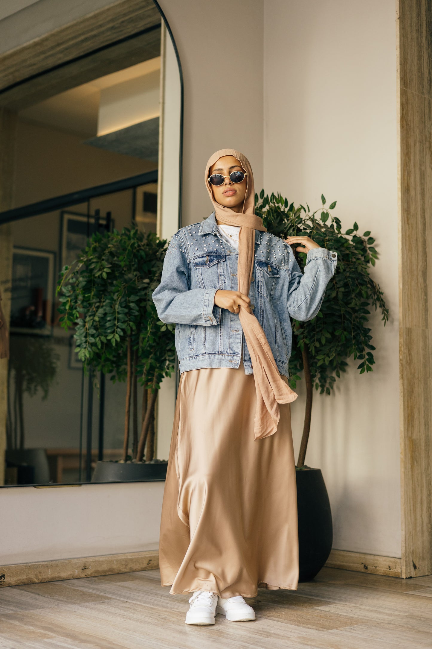 Rhinestone Denim Jacket