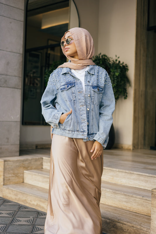 Rhinestone Denim Jacket