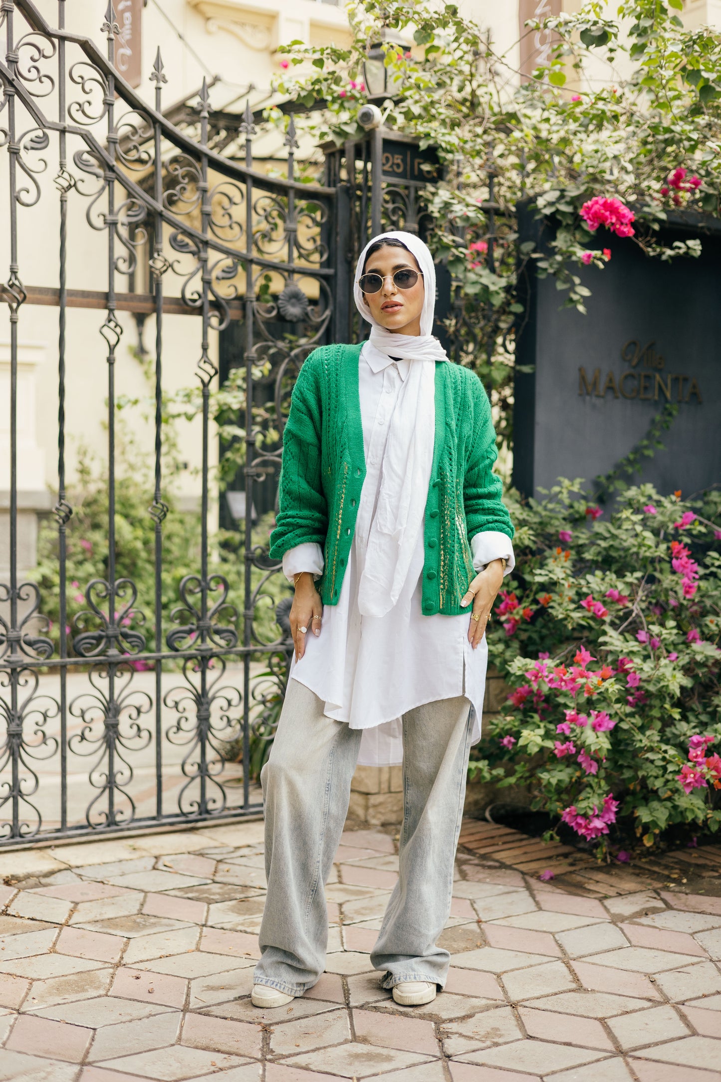 Green Knit Jacket