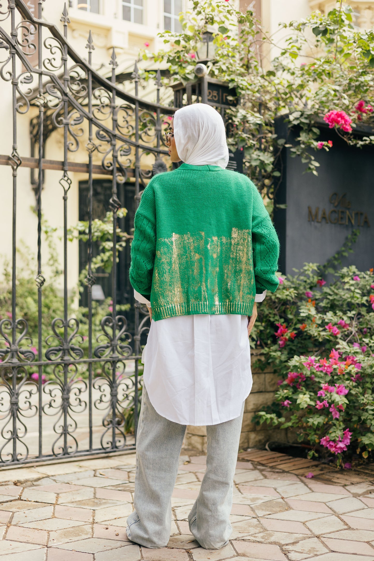 Green Knit Jacket