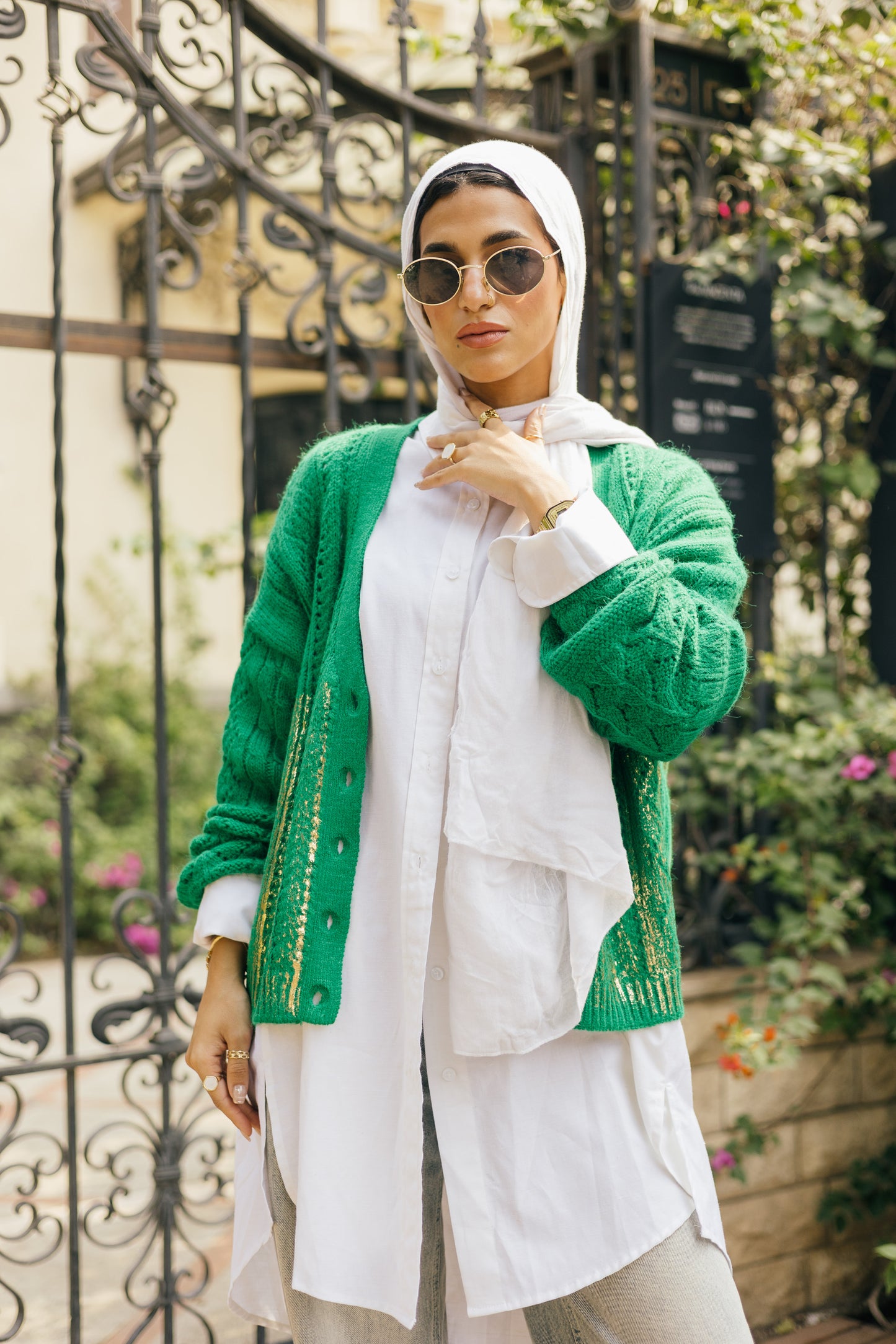 Green Knit Jacket