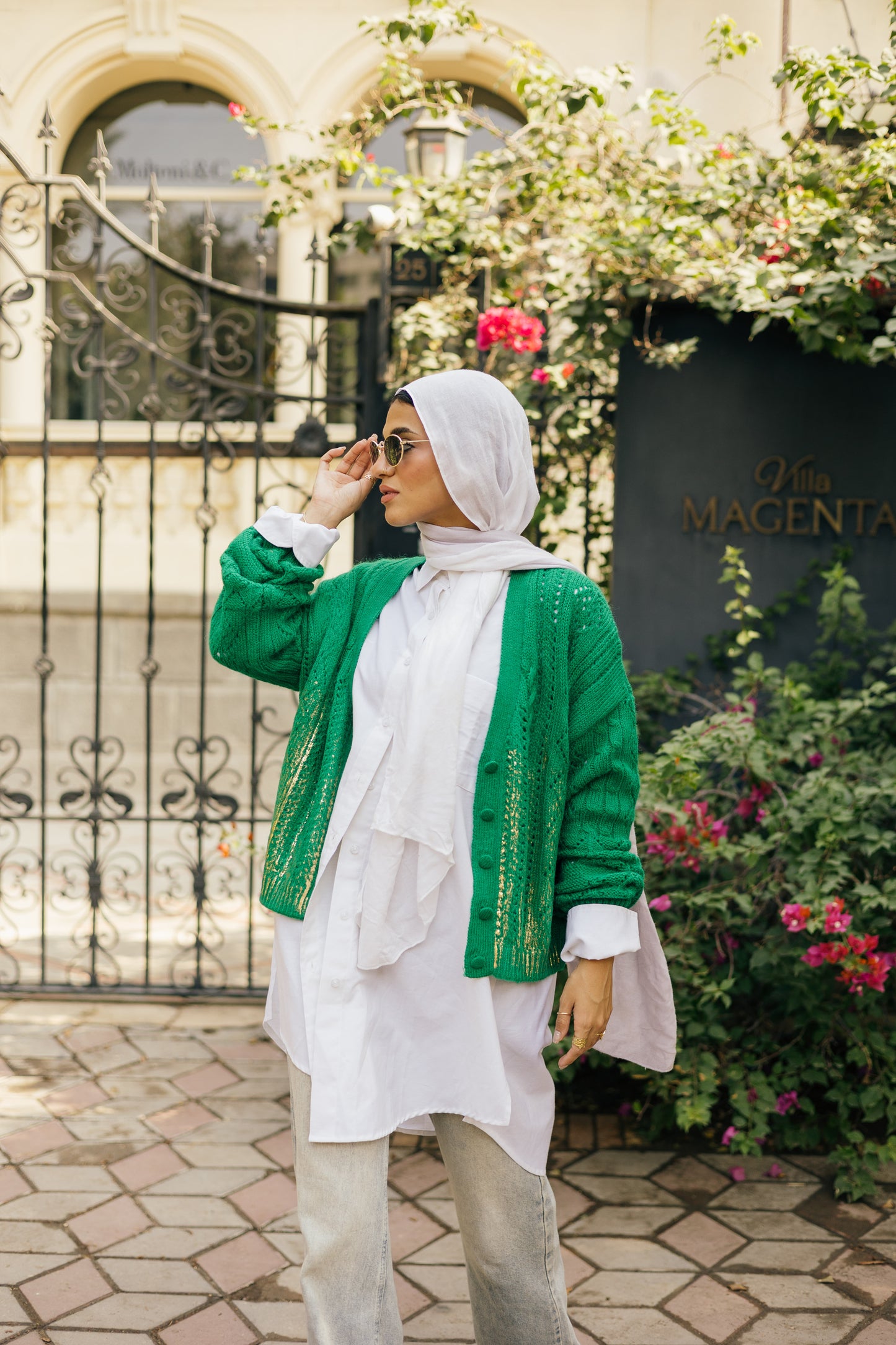 Green Knit Jacket
