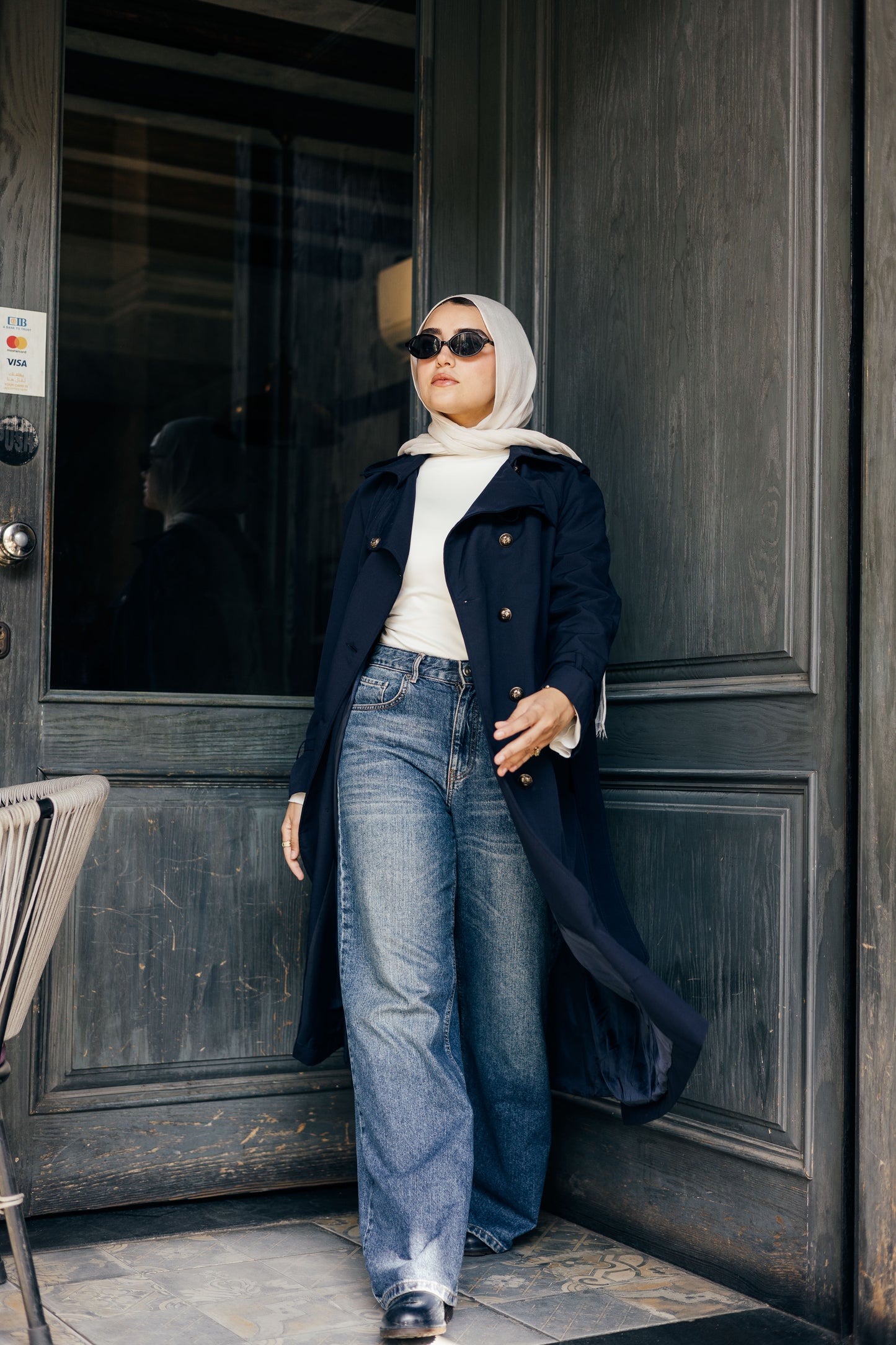 Classic Navy Trench Coat