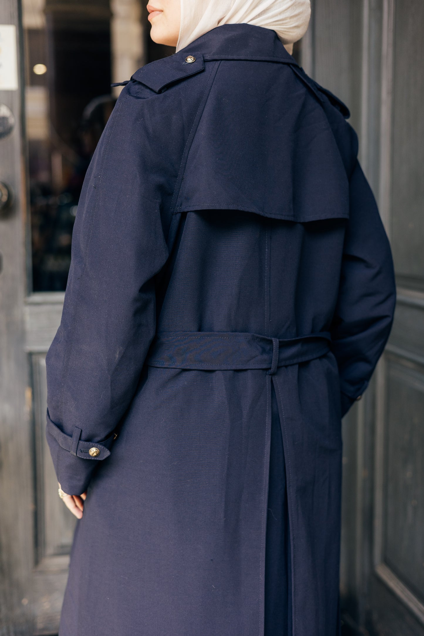 Classic Navy Trench Coat