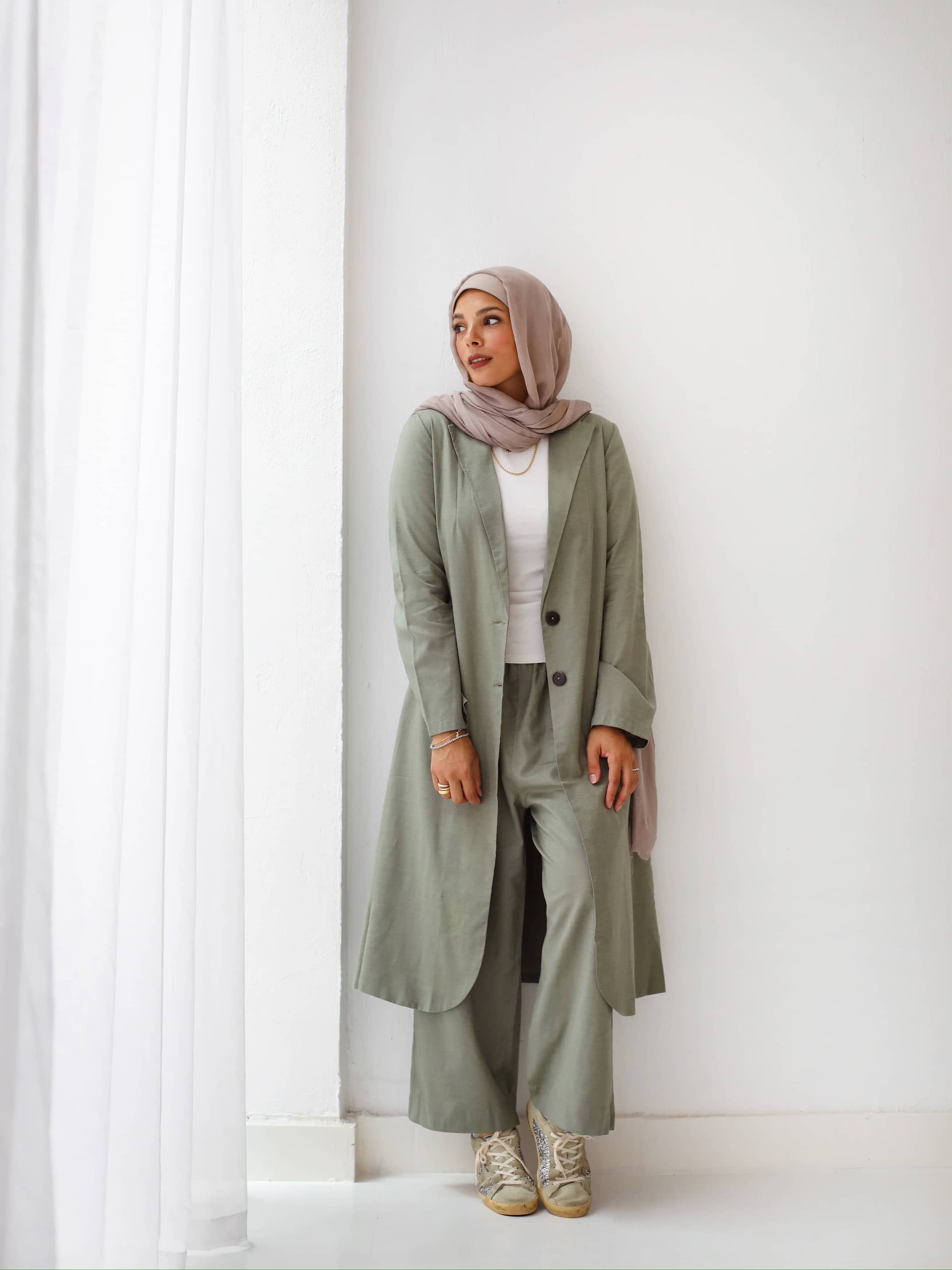 The Long linen blazer Coy Designs