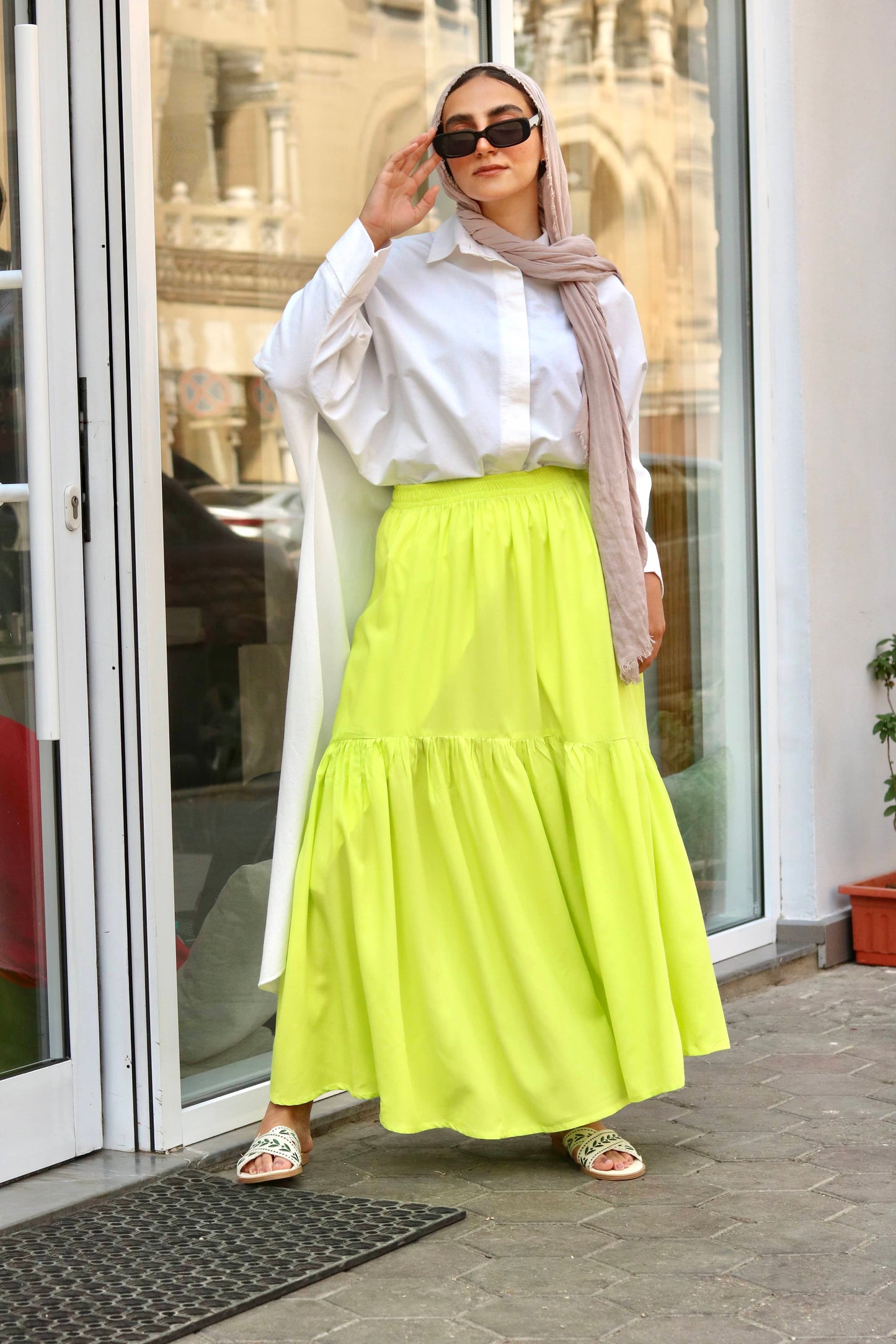 Sun skirt lime