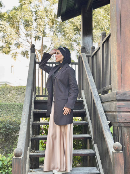The Linen blazer ( in black )