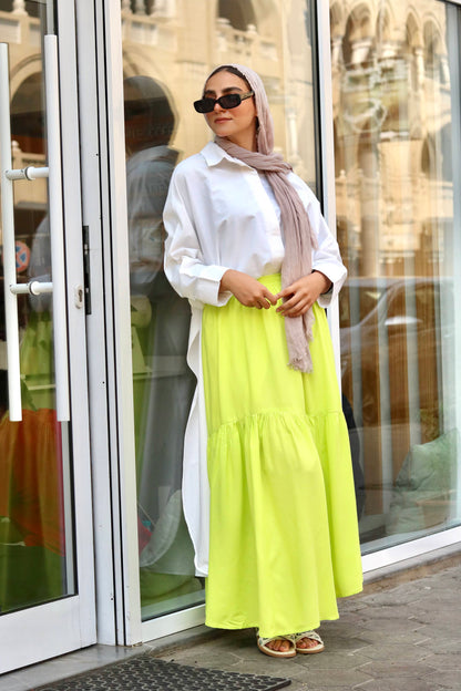 Sun skirt lime