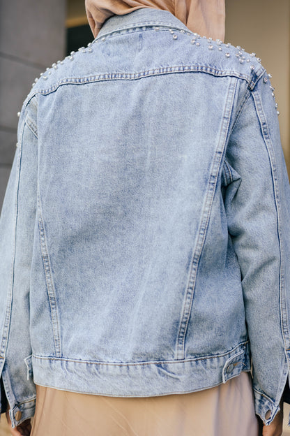 Rhinestone Denim Jacket