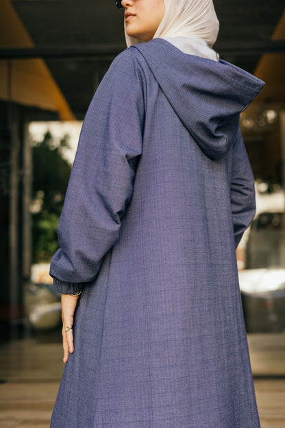 Hoodie dress  ( in jeans color )