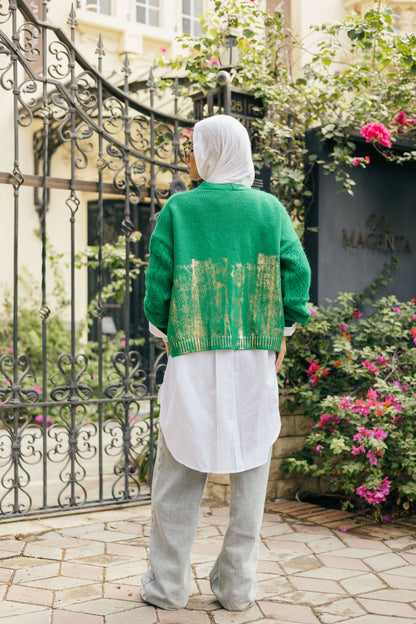 Green Knit Jacket