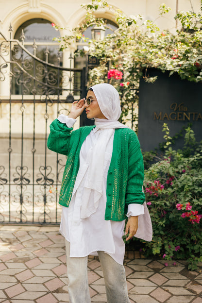 Green Knit Jacket