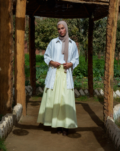 Bloom Waist Skirt ( Yellow )