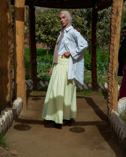 Bloom Waist Skirt ( Yellow )