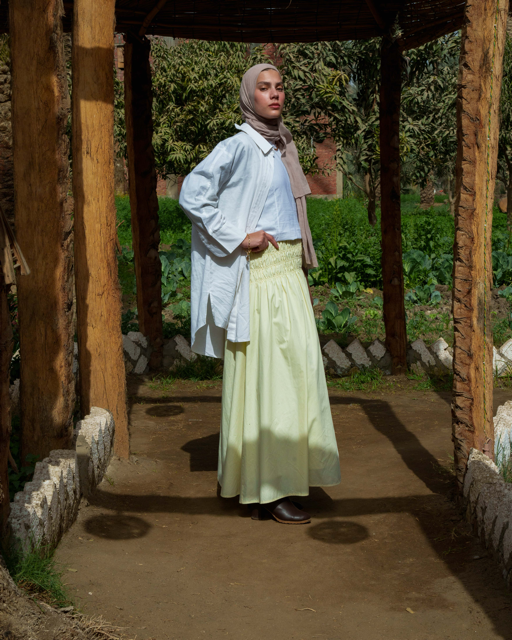 Bloom Waist Skirt ( Yellow )