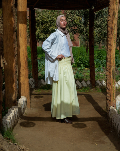 Bloom Waist Skirt ( Yellow )