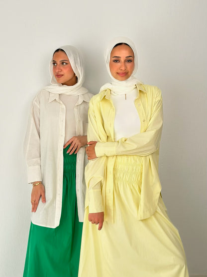 Bloom Waist Skirt ( Green )