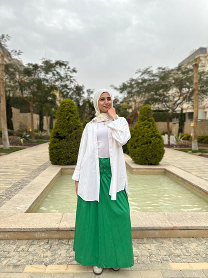 Bloom Waist Skirt ( Green )