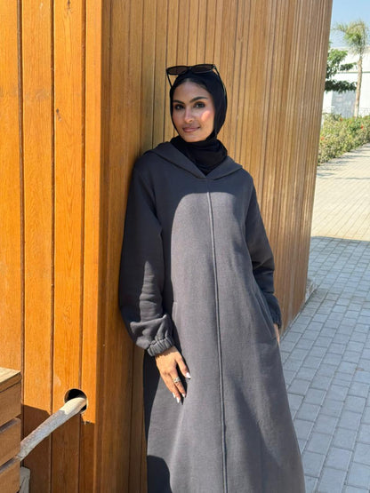 Grey Hoodie dress
